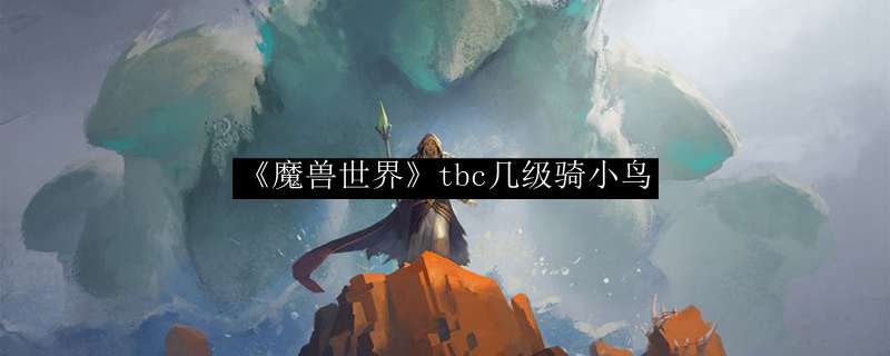 《魔兽世界》tbc几级骑小鸟