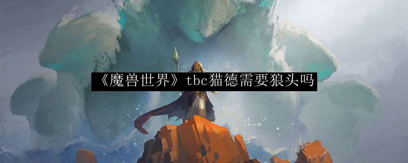 《魔兽世界》tbc猫德需要狼头吗